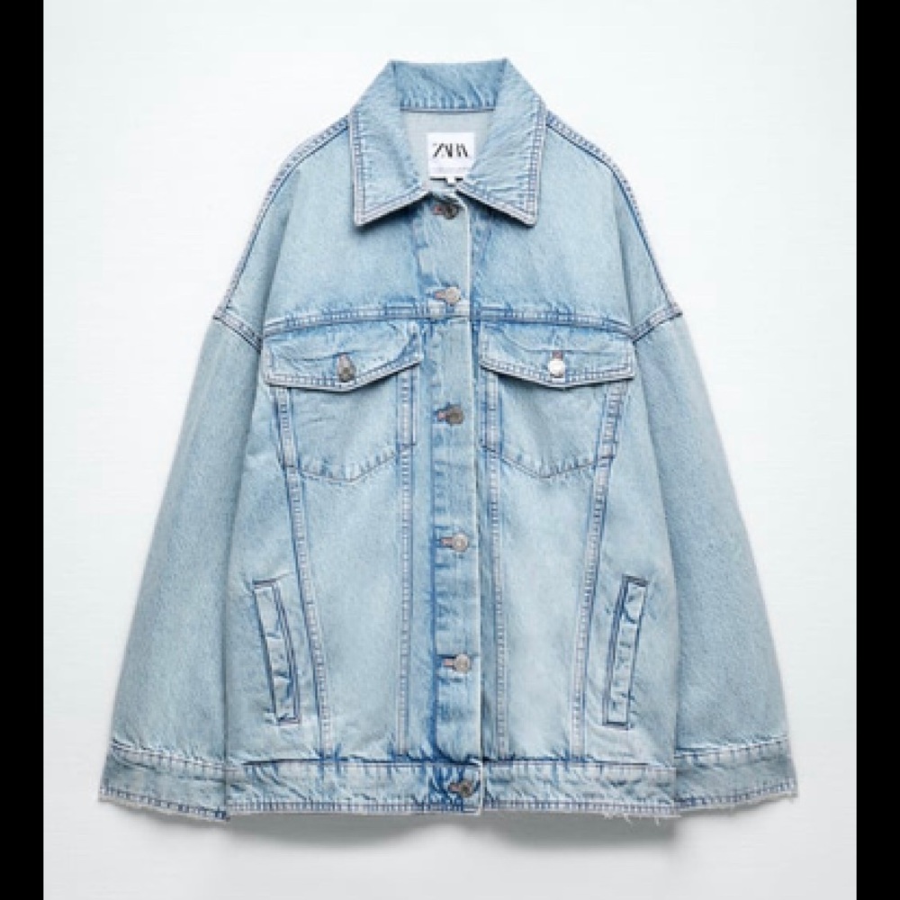 Zara- Oversized Denim Jacket